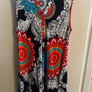 Vibrant Boho Patterned Top